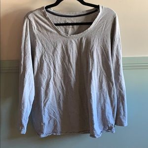 Grey Long sleeve maternity T-Shirt